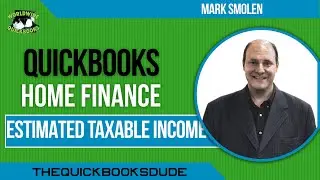 QuickBooks Home Finance Расчет налогооблагаемого дохода 1040ES