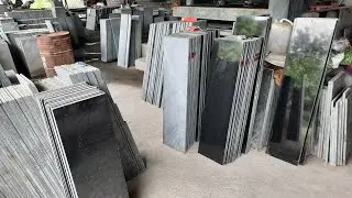 Telephone Black Granite Cutting Price RS-75 SFT | Stone | Granite Wholesale Price | #granite #black