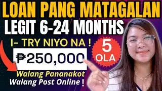 TOP 5 LEGIT LOAN 6-24 MONTHS TO PAY- MALIIT NA INTEREST✅ NO HARASSMENT at POST ONLINE #loan #ola
