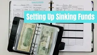 Setting Up Sinking Funds