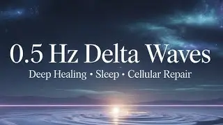 🌙 0.5 Hz Delta Waves | Deep Healing, Sleep & Cellular Repair (8 Hours)