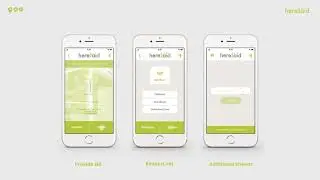 here2aid demo | iPhone UX/UI app design