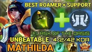 Mathilda Best Roamer~ Unli Guiding Wind #mathilda #mathildabuild #mathildaemblem @Mobile Legends