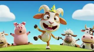 Giggly Goat 2 🐐😂 | Funny Goat Dance Song for Kids 🎶✨