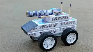 How To Make Amazing Military Tank With Matchbox