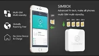 4G SIMBOX 4SIM extend for iOS and Android ,no roaming abroad.