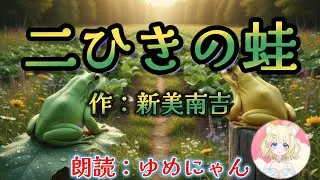 【癒し朗読】 二ひきの蛙（新美南吉）　VTuberで声優の「ゆめにゃん」が心を込めて朗読します！  BGM：PMM(Porn Magic Music)　 #癒し #vtuber #ゆめにゃん