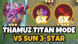 IMMORTAL THAMUZ TITAN MODE DEFEAT SUN 3 STAR  | MAGIC CHESS MLBB