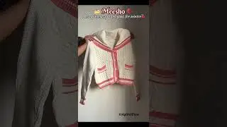 Meesho Cute korean Cardigans finds🎀🍒 #pinterest #cardigan #sweater #flipkart #fall #winter #ytshorts