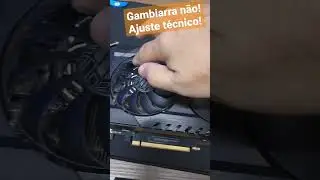 😆 Gambiarra n&atilde;o!!! Ajuste t&eacute;cnico!!! Fan tempor&aacute;ria na placa de v&iacute;deo AMD 😆 #shorts