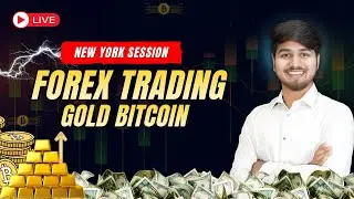 New York Session Live 📈 | Gold & Bitcoin Trading | Real-Time Market Moves🔥#learntrading #livetrading