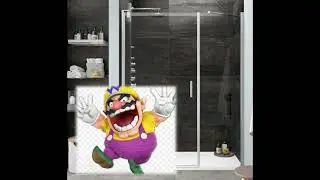 Wario dies after the shower boils him because Wario punched the shower.mp4