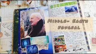 First pages in my new Middle- Earth journal/ Tolkien journal)