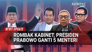 Prabowo Ganti 5 Menteri, Politisi PDIP & Golkar Buka Suara, Adi Prayitno Beri Analisis
