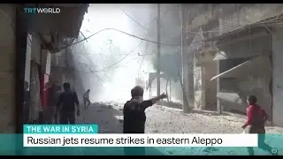 The War In Syria: At least 26 people killed in eastern Aleppo following bombings by Russian jets
