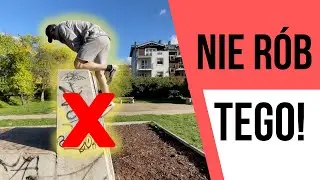 10 BŁĘD&Oacute;W początkujących w PARKOUR  #poradnik