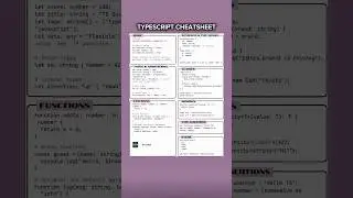TypeScript Cheatsheet in 60 Seconds | Essential Tips for Beginners