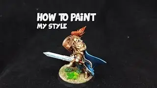How to paint up Knight-Questor from WARHAMMER QUEST SILVER TOWER true metallic