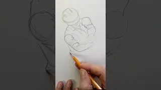 How to Draw a Baseball Player with a pencil ✍