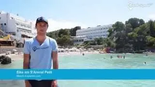 Urlaub am Strand S'Arenal Petit auf Ibiza