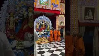 Maa Durga on the Day of Navami at Belur Math #penshil #pujacelebrations #belur_math