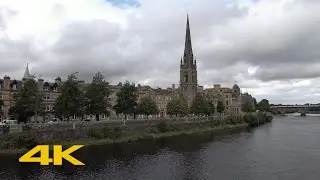 Perth, Scotland Walk: City Centre【4K】