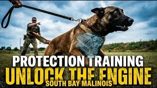 Тренинг по защите и обучению навыкам защиты животных | Тренеры Калеб и Сайк | Малинуа из Саут-Бэй...