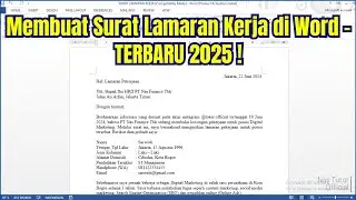 Cara Membuat Surat Lamaran Kerja di Microsoft Word [Terbaru 2025] &ndash; Mudah & Cepat!