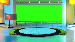Green Screen Studio Desk For Kinemaster, Adobe Premiere and Edius