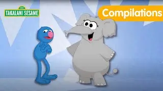 Elephant Feels Excited & Grover Feels Frustrated | Takalani Sesame