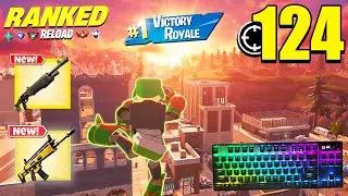 Fortnite Unreal Ranked Reload | Keyboard & Mouse Gameplay + Handcam | Apex Pro TKL ASMR 😴 540 FPS 4K