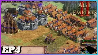 Age Of Empires II [1999] - Skirmish 4 Players Island Conquer [EP4] #AoE2