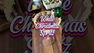 WHITE CHRISTMAS SPRITZ ✨🎄🥂👇#holidaydrinks #spritz #champagne