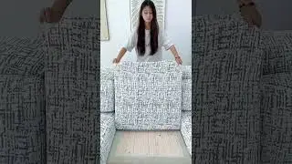 Simple and elegant #Stretch sofa cover The all-inclusive design protects the sofa from getting dirty
