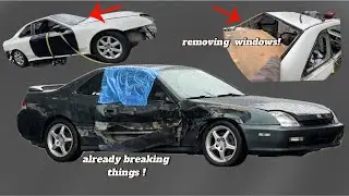 Переделка моего Honda Prelude. Часть 2. Работа над корпусом.