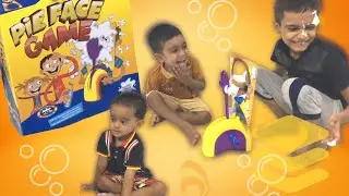 Pie Face Challenge Game | Kids Playing With Toys  | Kids Toys #thekidsvilla #videosforkids #pieface