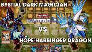 Bystial Dark Magician VS  Number 38 Hope Harbinger Dragon Titanic Galaxy ǀ YU-GI-OH MASTER DUEL