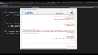 [C#] How to build app chat with Gemini AI Winform | Laptrinhvb.net