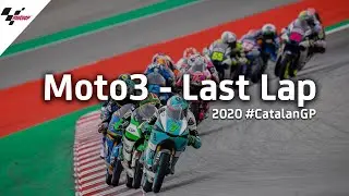 Full last lap from the Moto3&trade; battle of Barcelona | 2020 #CatalanGP