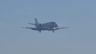 Netjets Cessna Citation arrival from London Biggin Hill 