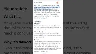 Appeal To A False Premise meaning #falsepremise #debate #argument #learnhowtodebate #debatingtools