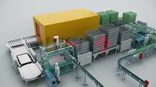 IVEN glass pp bottle i.v. solution automatic transportation system for autoclave