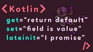 Kotlin For Beginners Tutorial (Classes, Get & Set initializers, Lateinit Modifier)