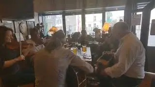 Rip Roaring Reels at an Irish Trad Music Session .Sept 2022. Galway 