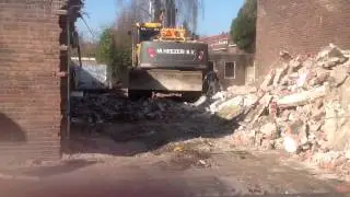 Eerste huizen die gesloopt worden kruidenbuurt.