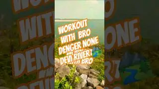 Workout with bro devi river🏞#rihanvlogs  #sehar