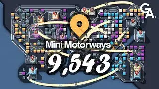 9,543 High Score Los Angeles - Mini Motorways