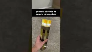 Lumin&aacute;ria Minecraft SUPER NERD