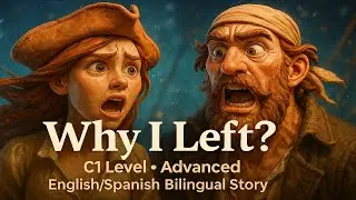 🌊 C1 Advanced Bilingual Story: The Pirate Princess Who Refused Her Crown 🚢 | Learn English & Spanish