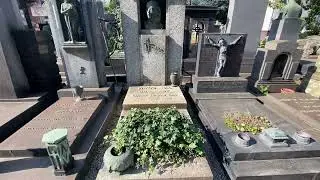 Tomba Medardo Rosso (1858-1928). Scultore. Impressionismo. Cimitero acattolico monumentale Milano. 
